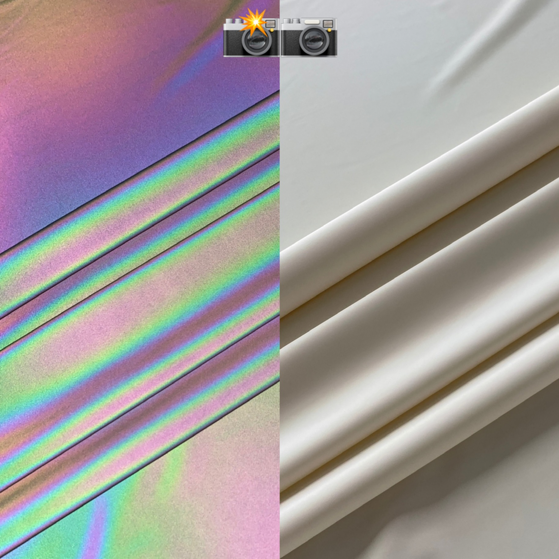 Трикотаж светоотражающий бифлекс рефлектив, жемчужный, купон 90 см