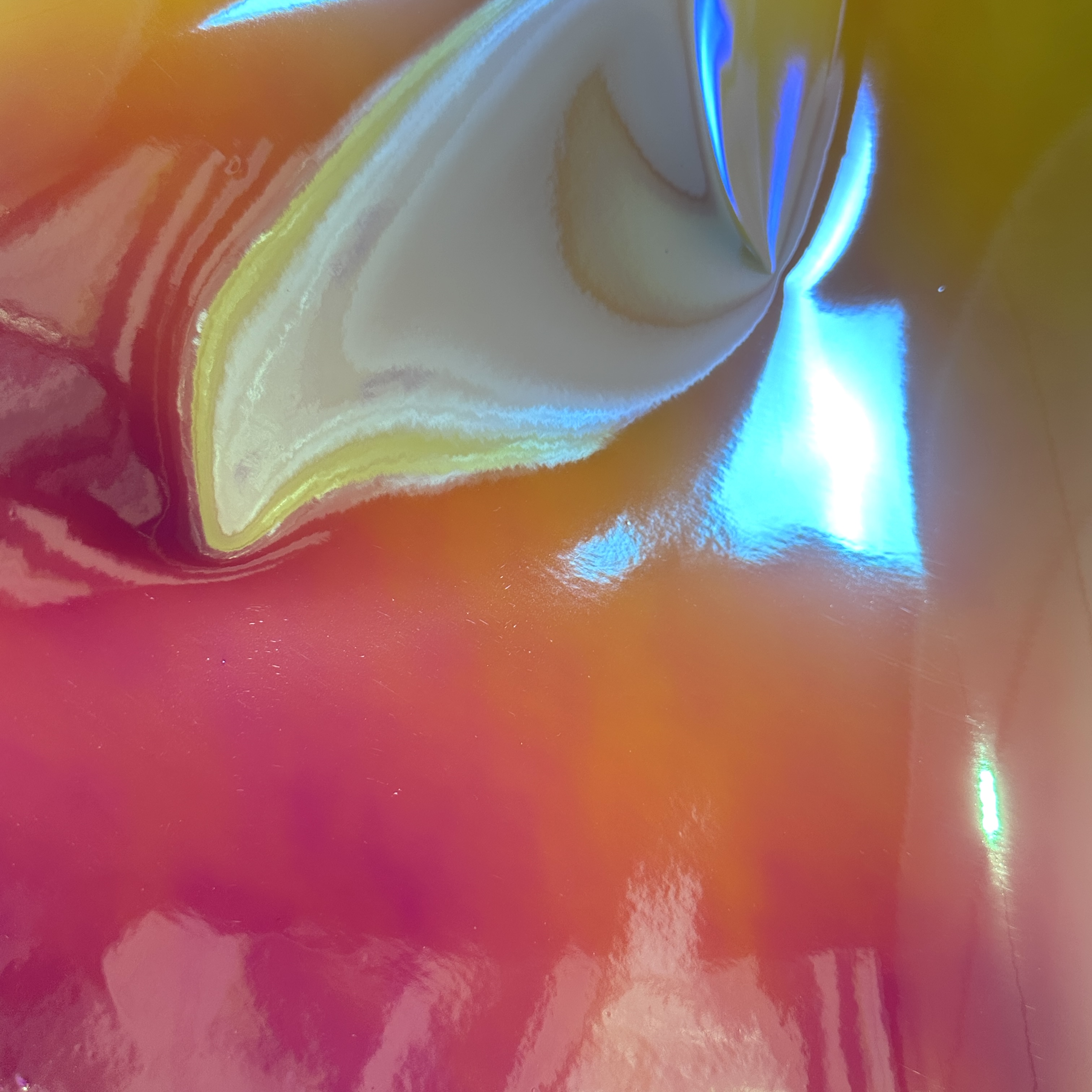 Искусственная кожа мультиколор, желтый