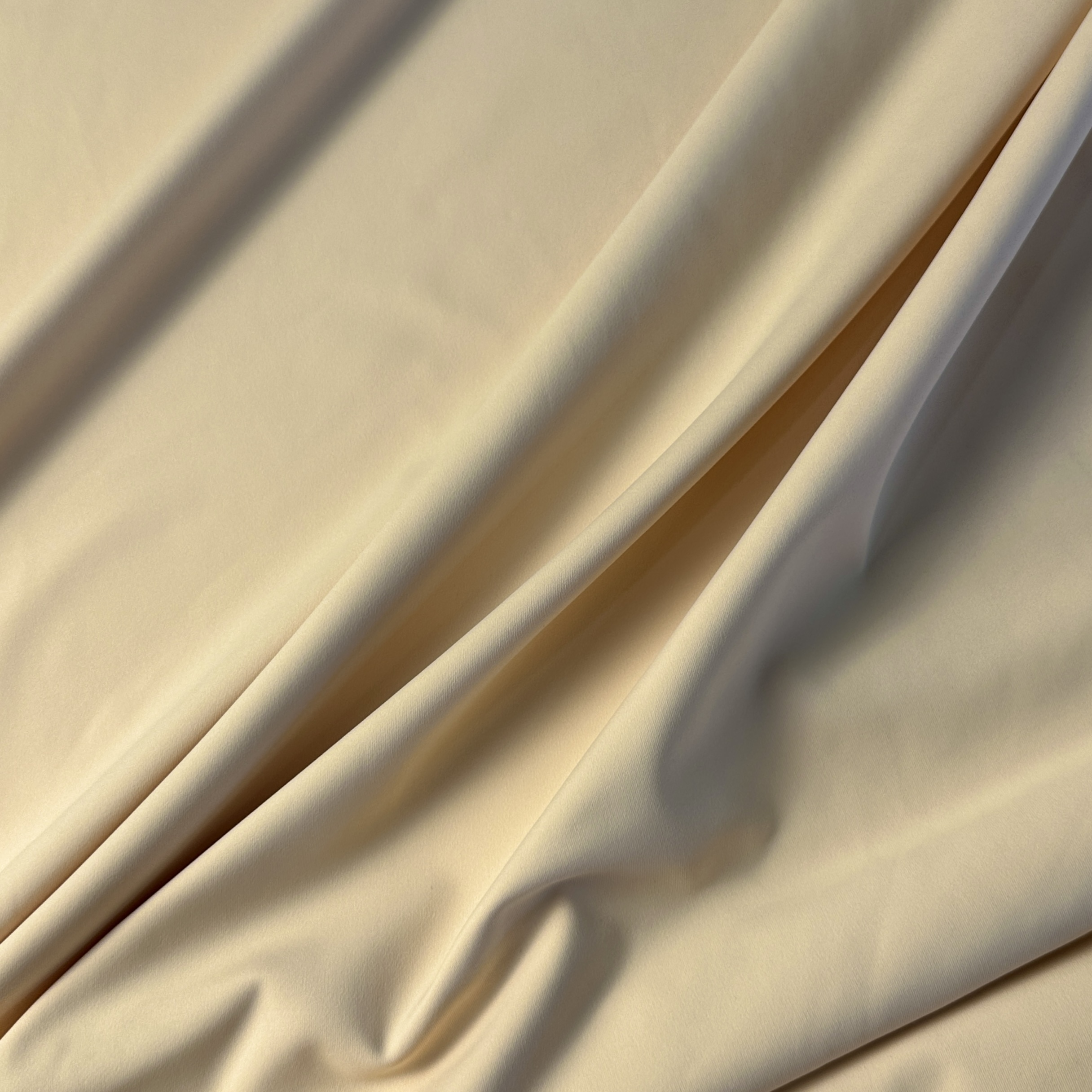 Трикотаж микрофибра, сливочный