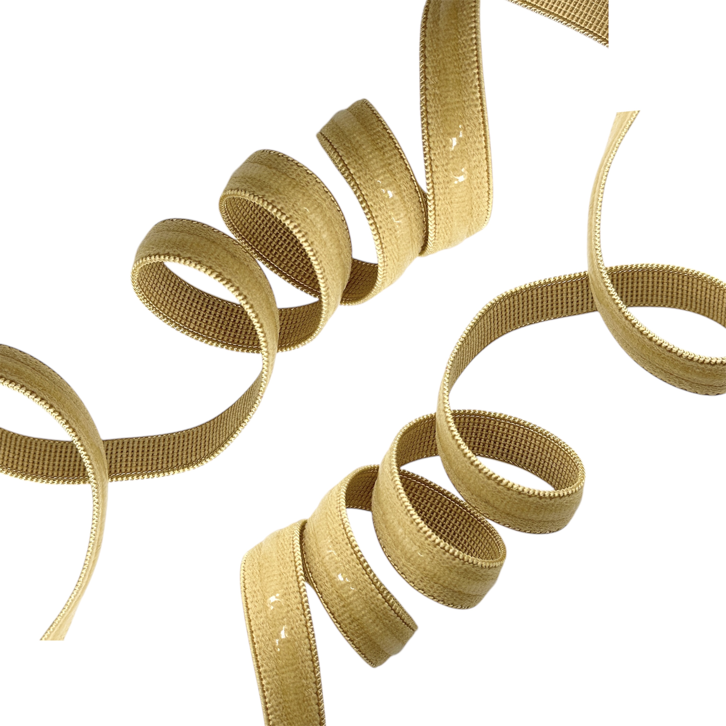 Резинка с силиконом, крем-брюле