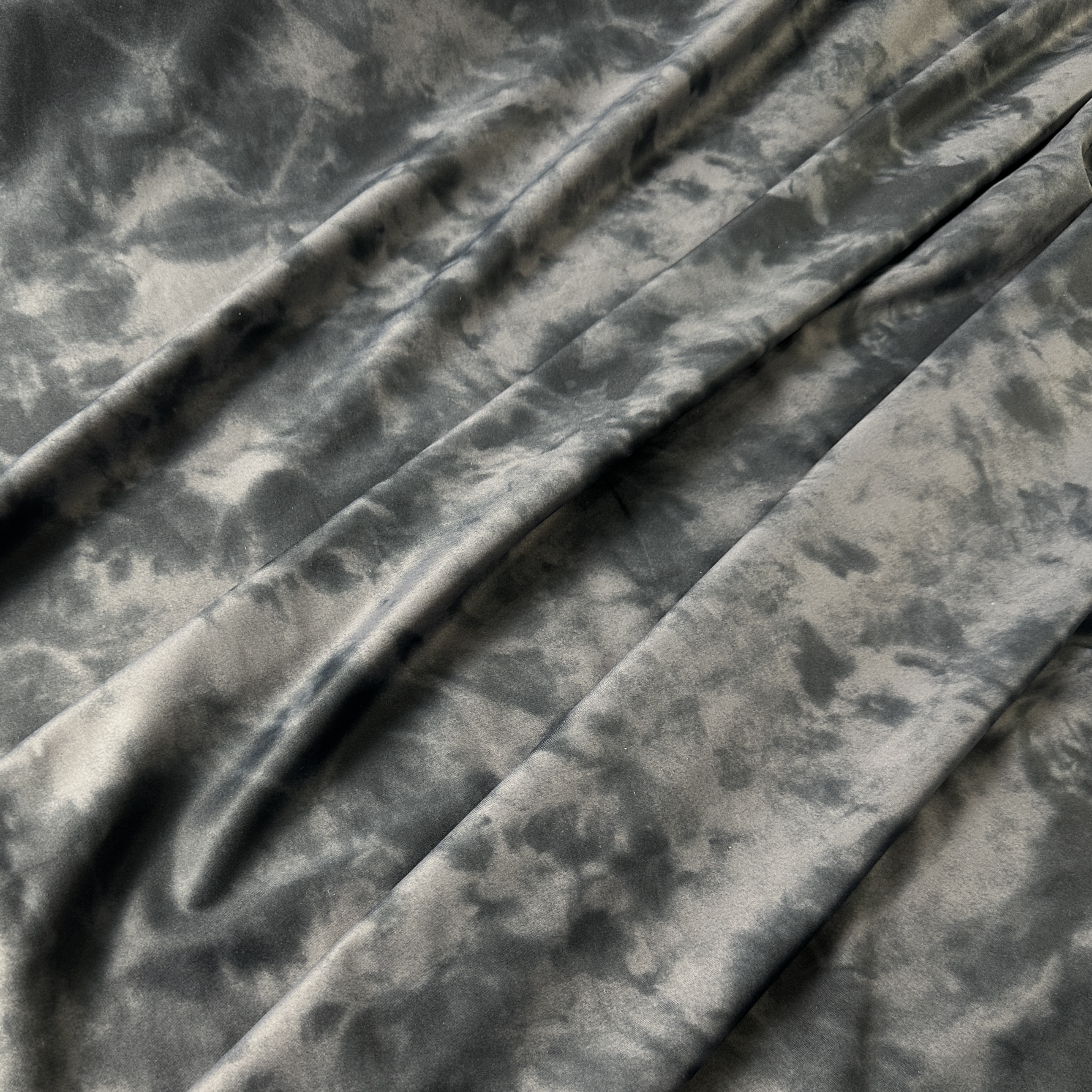 Трикотаж микрофибра принт, графит