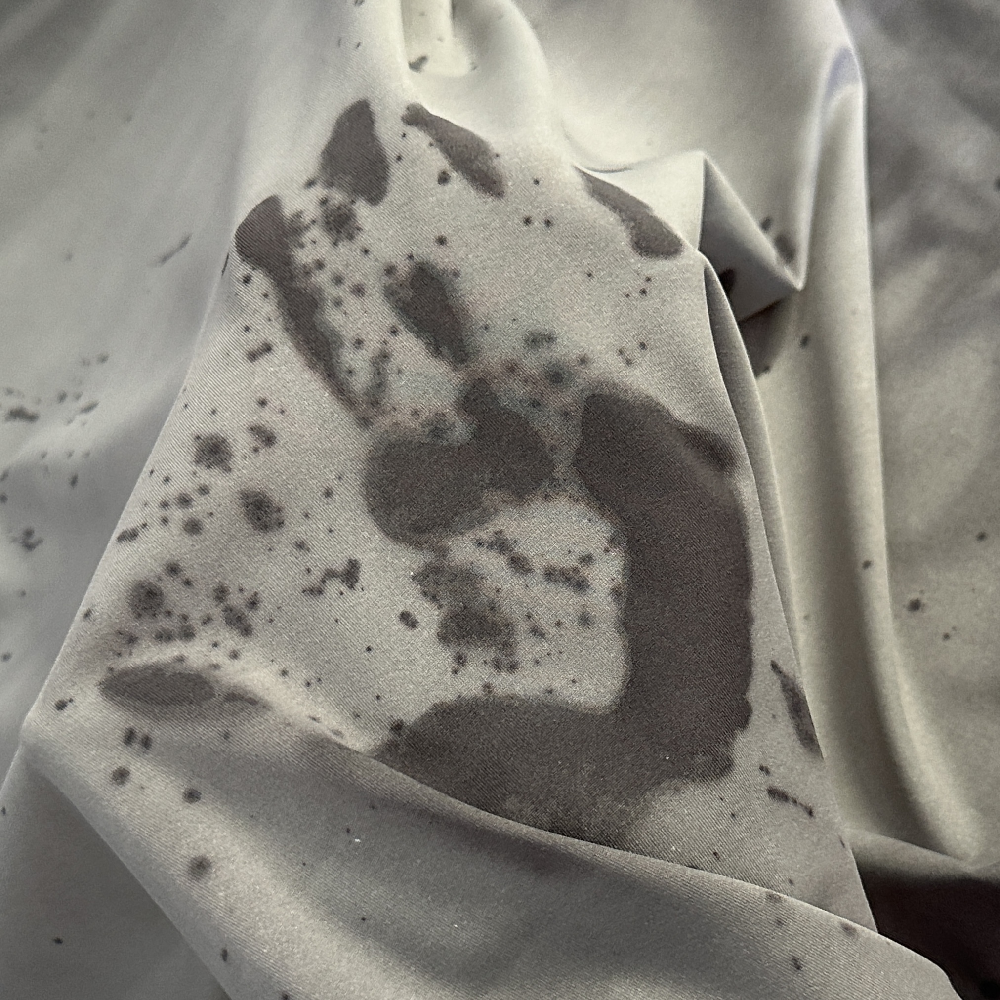 Термохромный трикотаж гранж, графит/серый