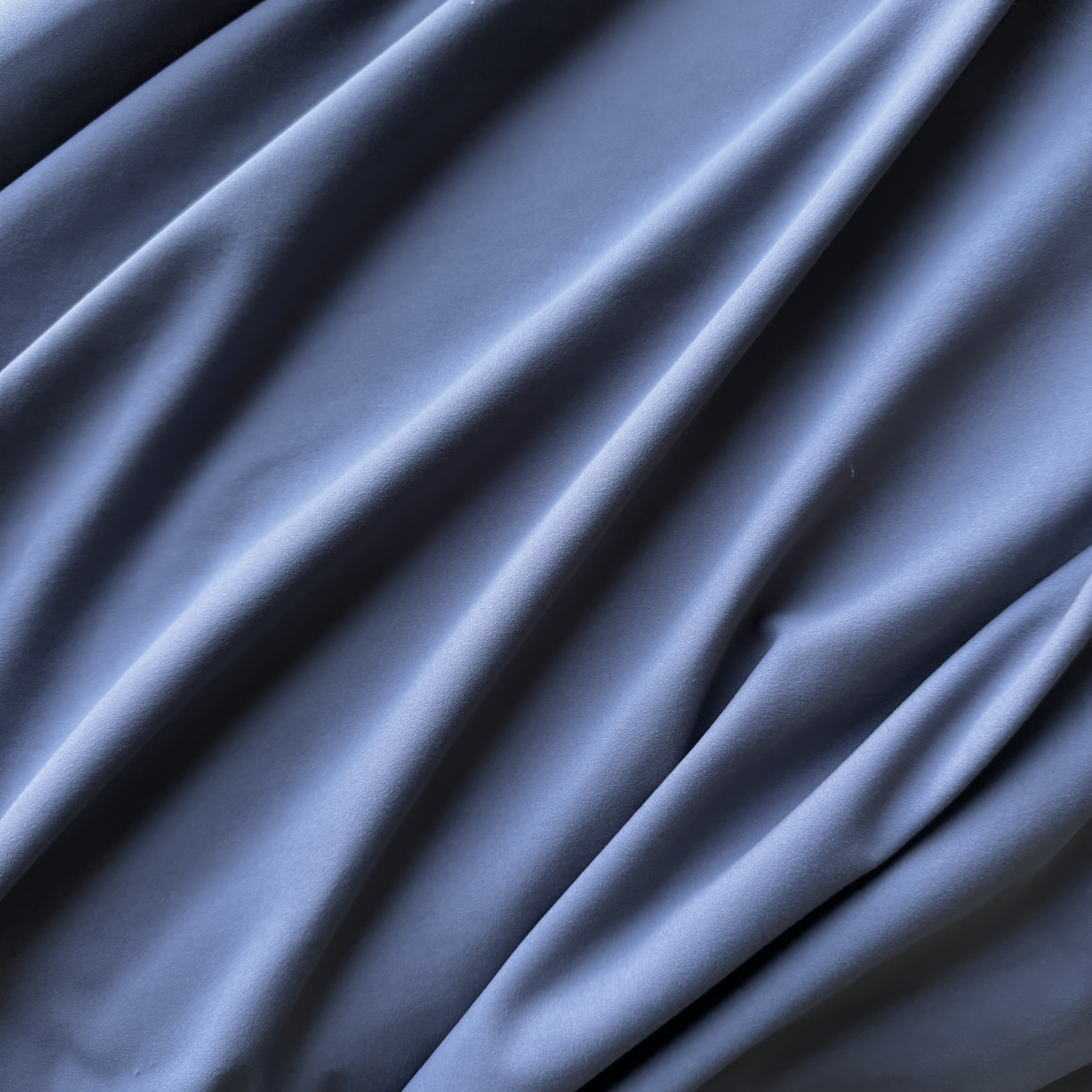 Трикотаж микрофибра, синий графит