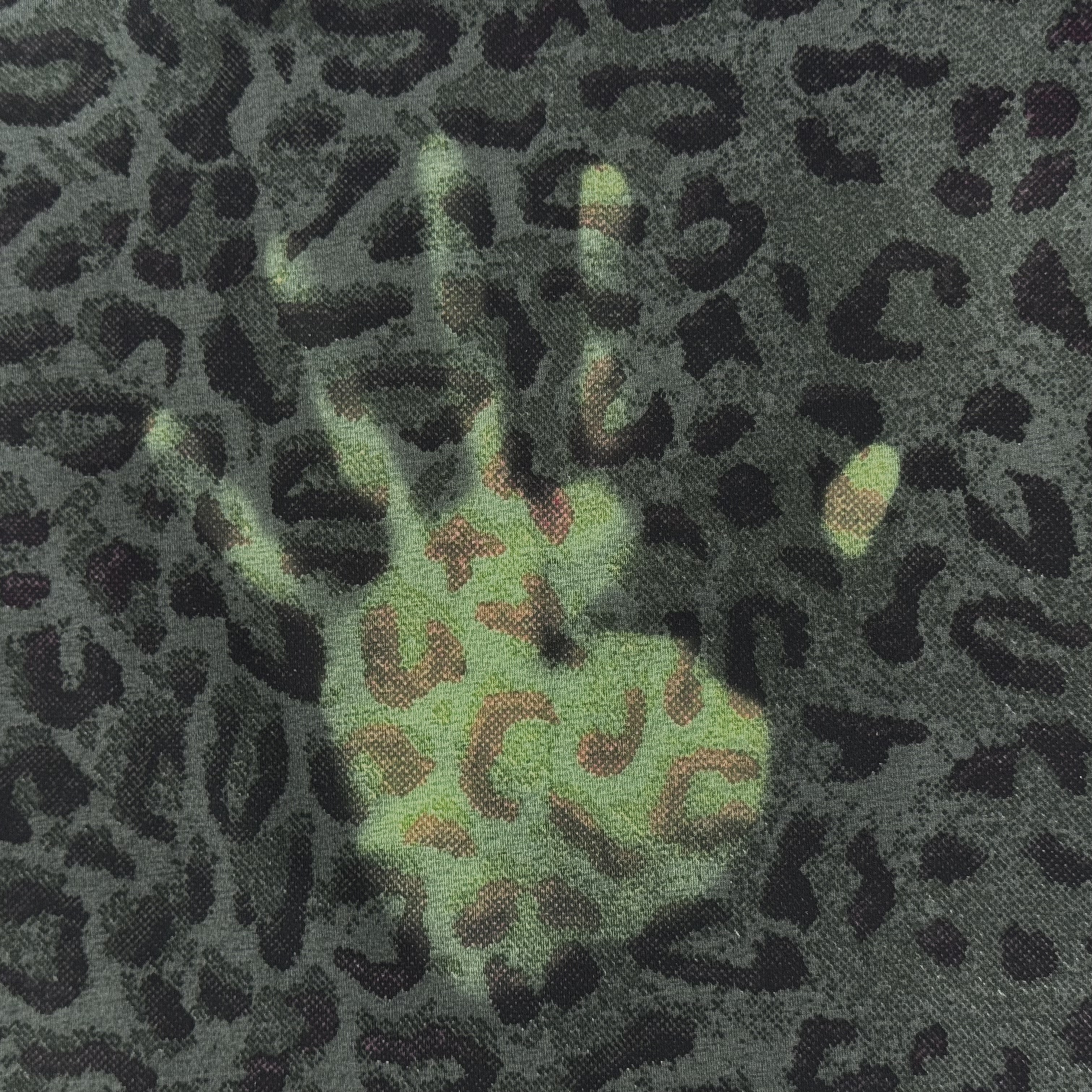 Термохромный термотрикотаж с принтом