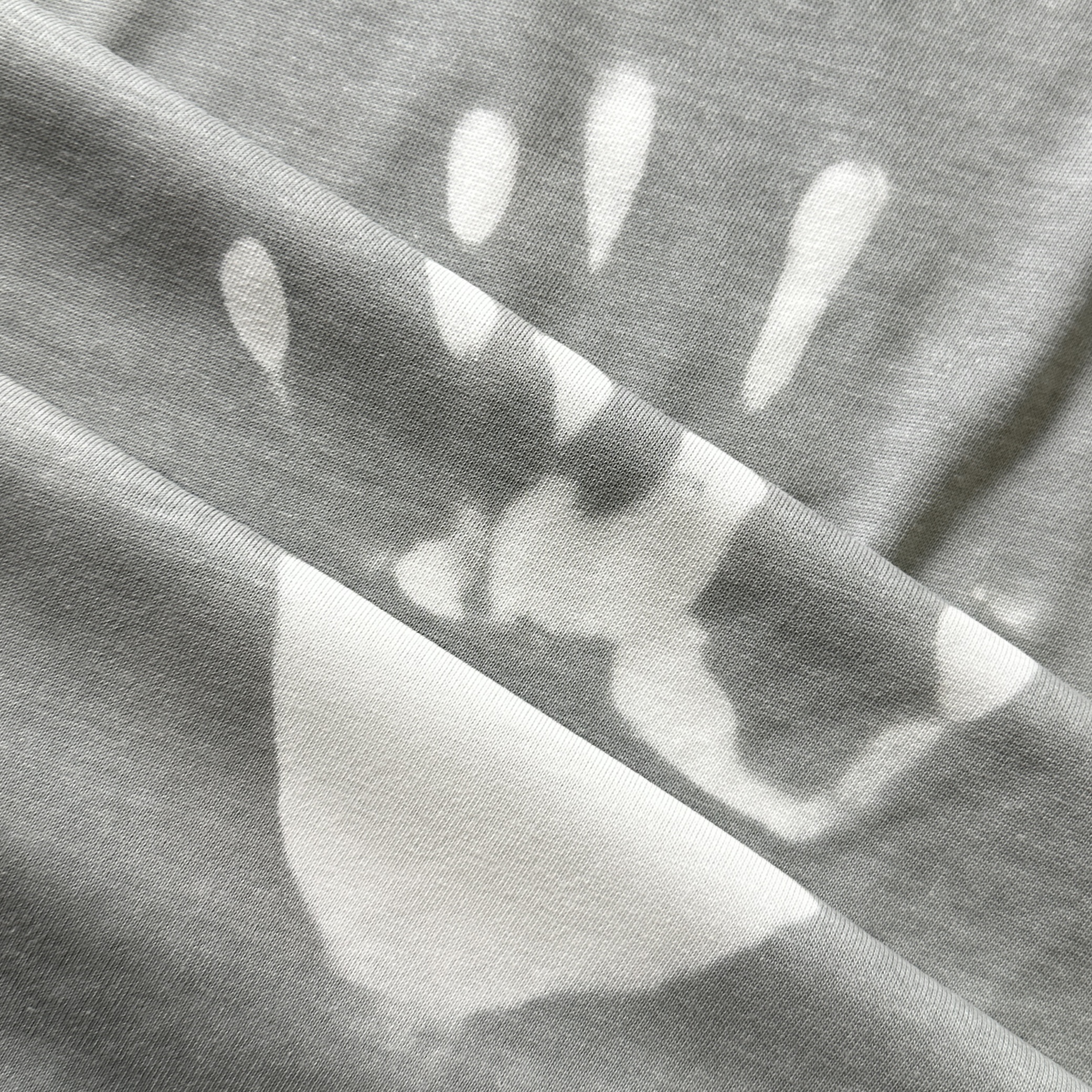 Термохромный трикотаж кулирка, серый/белый